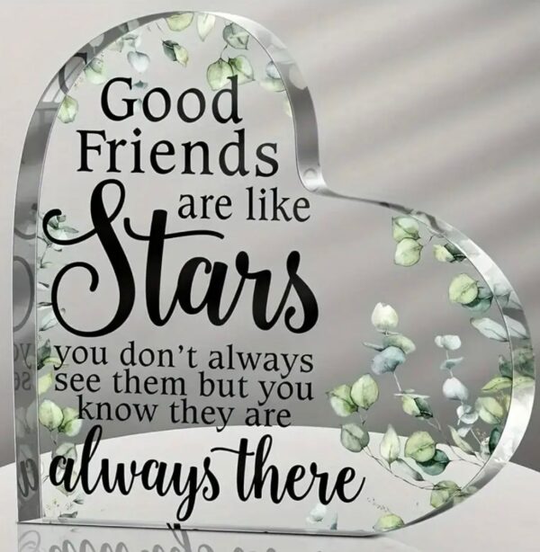 Hartvormige decoratie - Insprirende quotes