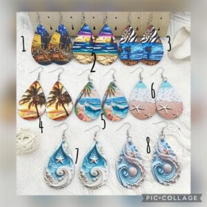 Ocean Style Oorbellen - 8 Stijlen