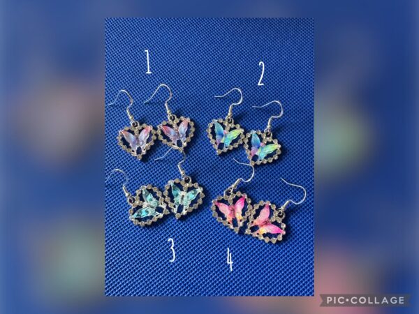 🦋 Butterfly Heart Oorbellen – 4 varianten 💖