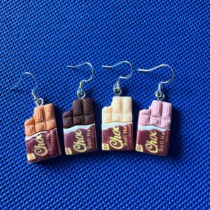 🍫 Chocolate Bar Oorbellen