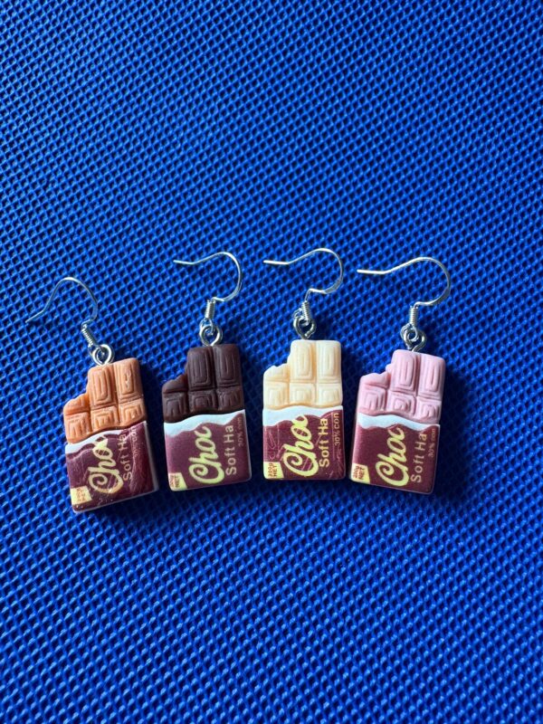 Chocolate bar oorbellen π« Chocolate Bar Oorbellen