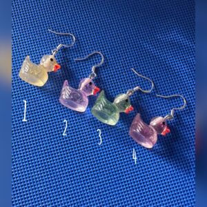 Glitter Eendjes Oorbellen – 4 stijlen 🦆✨ | Beauty & More by MH