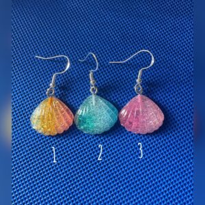 Glitter Schelp Oorbellen – 3 stijlen 🐚✨ | Beauty & More by MH