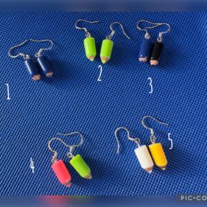 Potlood Oorbellen – 5 stijlen ✏🎨 | Beauty & More by MH