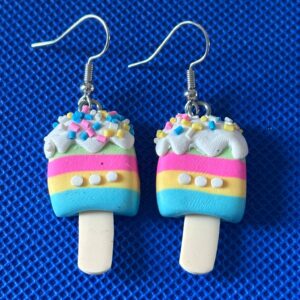 Rainbow Ice Pop Oorbellen 🍭