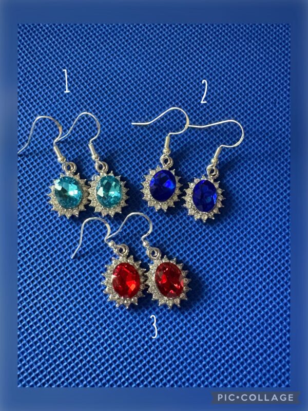 Royal Gem oorbellen π Royal Gem Oorbellen β 3 kleuren π