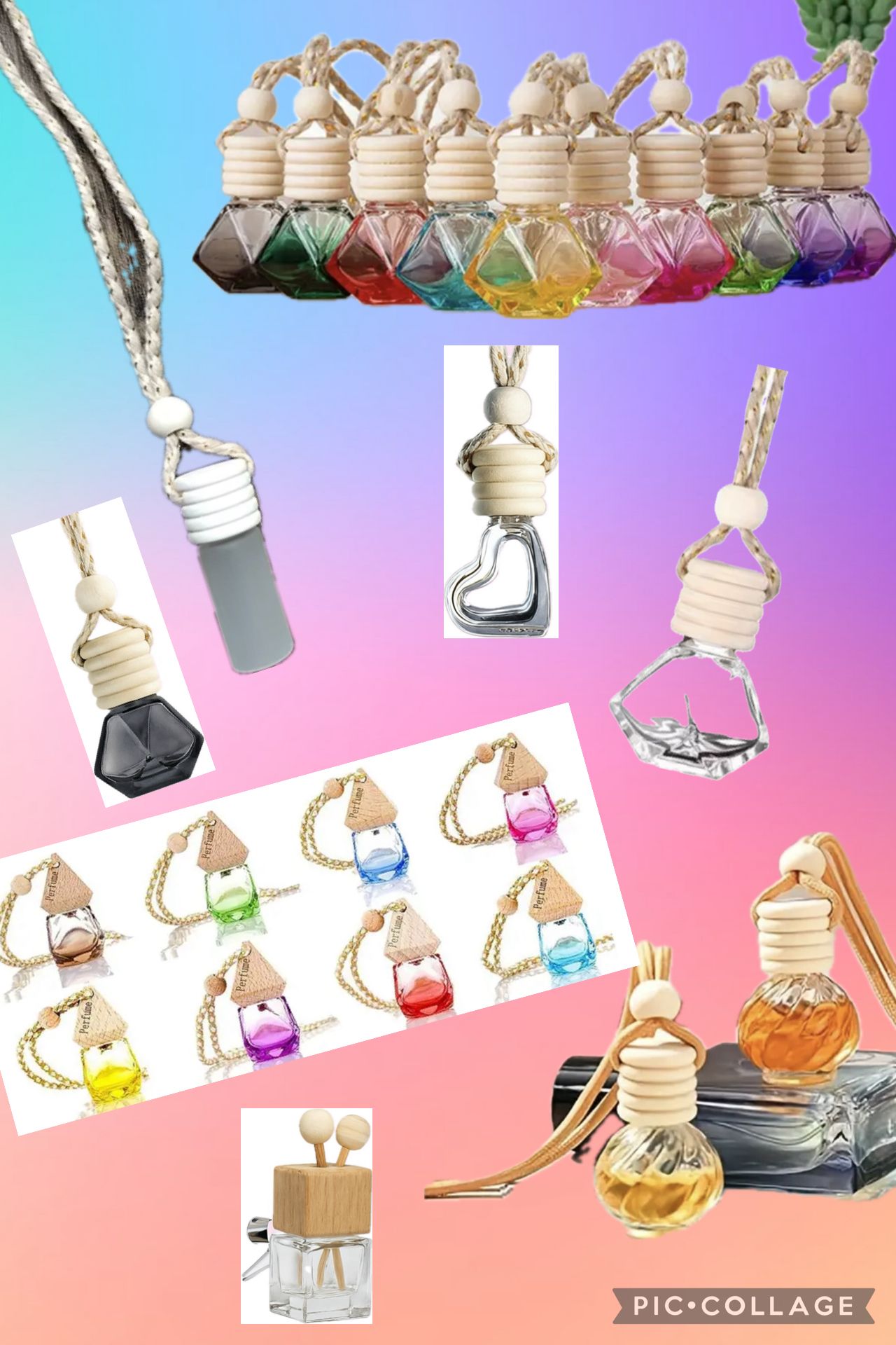 Auto Parfum - luxe geurhanger (Diverse geuren & flesjes)