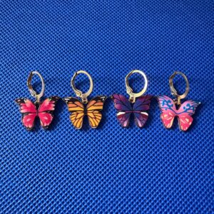 🦋 Golden Butterfly Oorbellen – 4 kleuren ✨